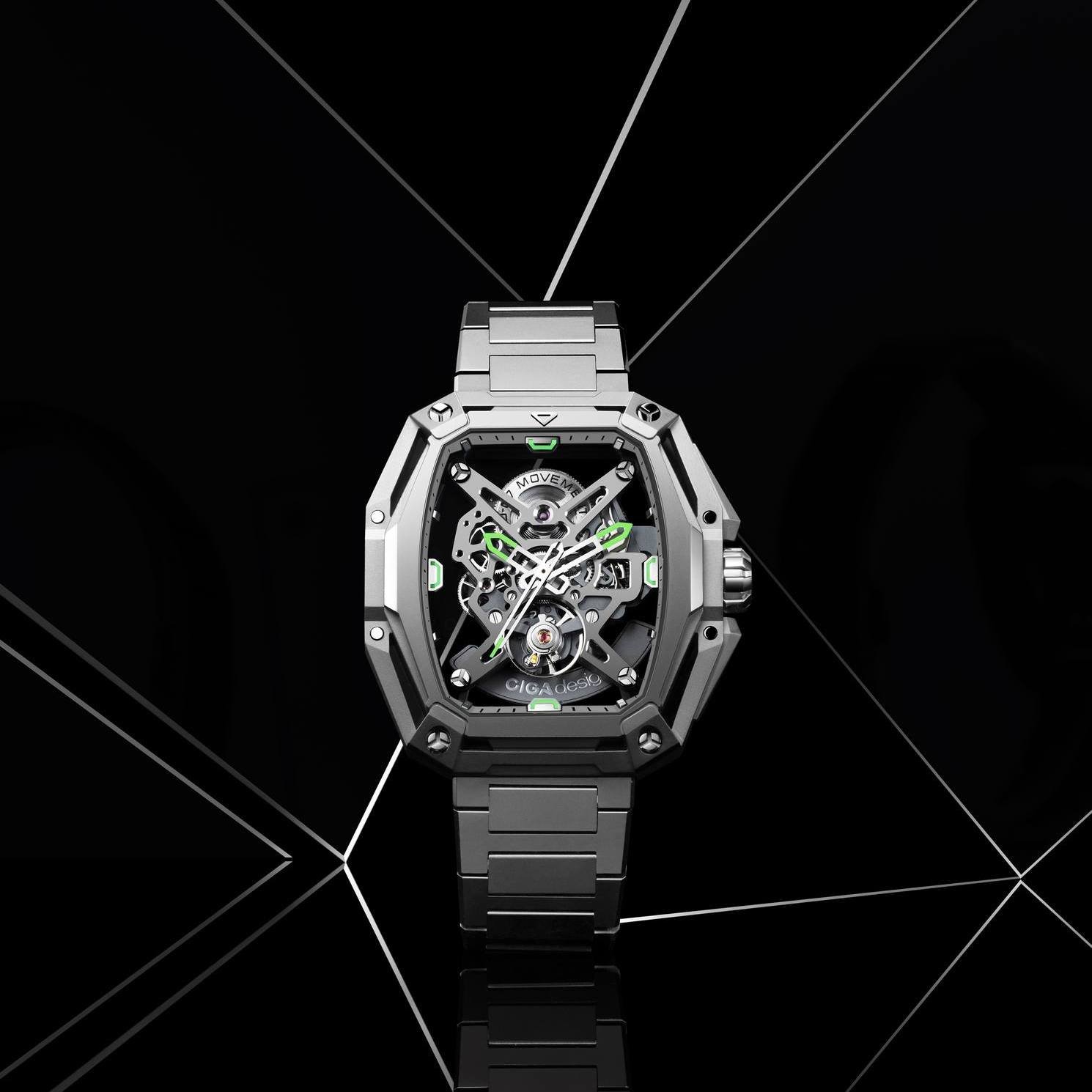 CIGA Design 璽佳|「Hunter」系列鏤空機械腕表